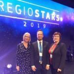  Oulu Sote Labs –hanke juhli finaalipaikkaansa Regiostars Awards-palkintojenjaossa Brysselissä